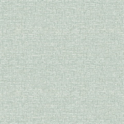 Minerva Teal Texture Geometric Crosshatch Line Wallpaper