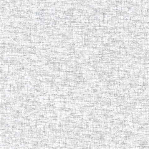 Mingus Grey Faux Canvas Textile Commercial Wallpaper