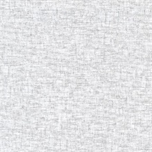 Mingus Grey Faux Canvas Textile Commercial Wallpaper