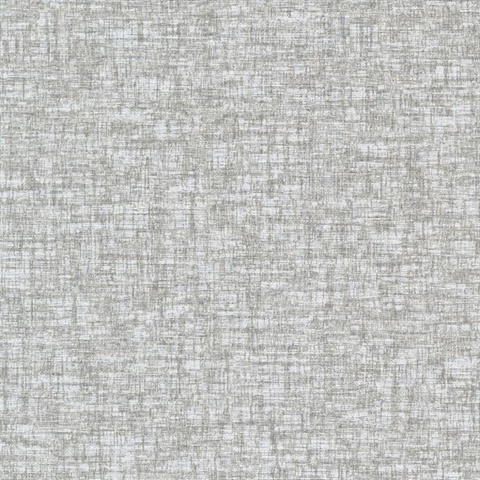 Mingus Taupe Faux Canvas Textile Commercial Wallpaper