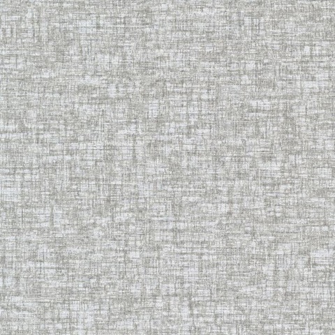Mingus Taupe Faux Canvas Textile Commercial Wallpaper