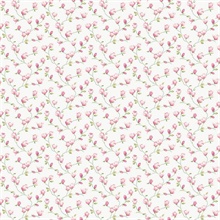 Mini Magnolia Pink Wallpaper