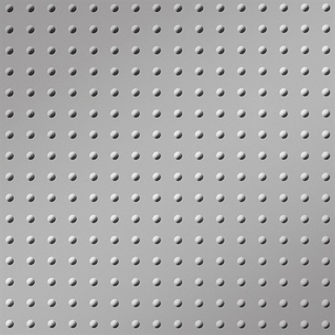 Mini Rivet Ceiling Panels Metallic Silver