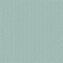 Mint Textured Yarn Faux Wallpaper