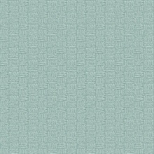 Mint Textured Yarn Faux Wallpaper