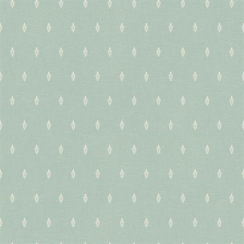 Minty Meadow Petite Feuille Sprig Wallpaper