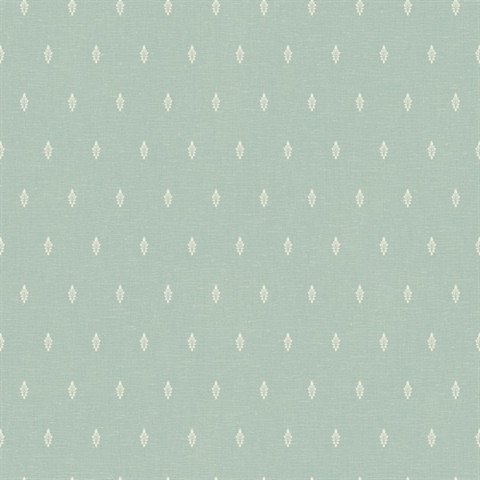 Minty Meadow Petite Feuille Sprig Wallpaper