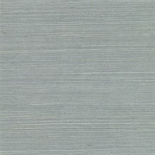 Mirador Slate Blue Grasscloth Wallpaper