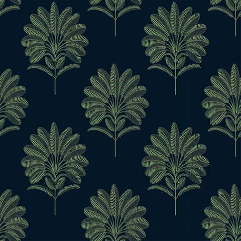 Mirage Palm Forest Night Wallpaper
