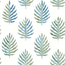 Miramar Lush Mediterranean Palm Leaf Wallpaper