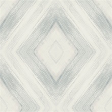 Mist Ballad Pearlescent Brushstroke Diamond Wallpaper