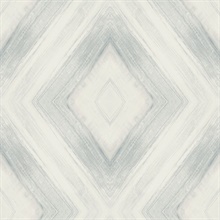 Mist Ballad Pearlescent Brushstroke Diamond Wallpaper