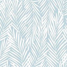 Mod Palm Blue Skies Peel and Stick Wallpaper
