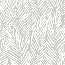 Mod Palm Harbor Grey Peel and Stick Wallpaper