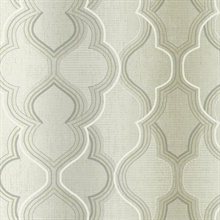 Modern Ombre Beige Damask Wallpaper