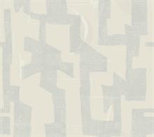 Modern Tribal Neutral & Grey Wallpaper