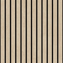 Modern Wood Slate Beige Wallpaper