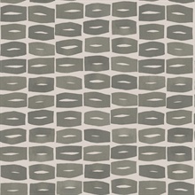 Modernist Motif Carbon Black Wallpaper