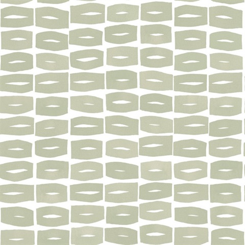 Modernist Motif Leaf Wallpaper