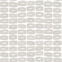 Modernist Motif Lichen Grey Wallpaper