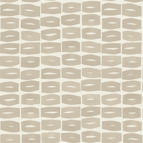 Modernist Motif Linseed Oil Wallpaper