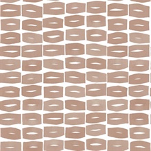 Modernist Motif Terracotta Wallpaper