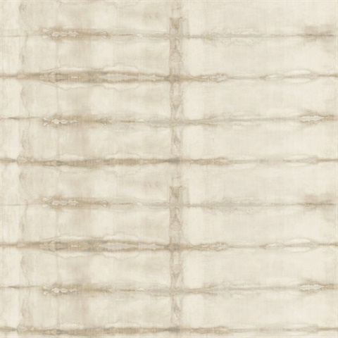 Modulus Beige Geometric Stripe Wallpaper