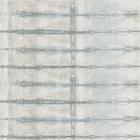 Modulus Denim Geometric Stripe Wallpaper