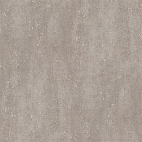 Mohs Taupe Textured Faux Cork Wallpaper