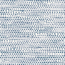 Moire Dots Blue Moon Peel and Stick Wallpaper