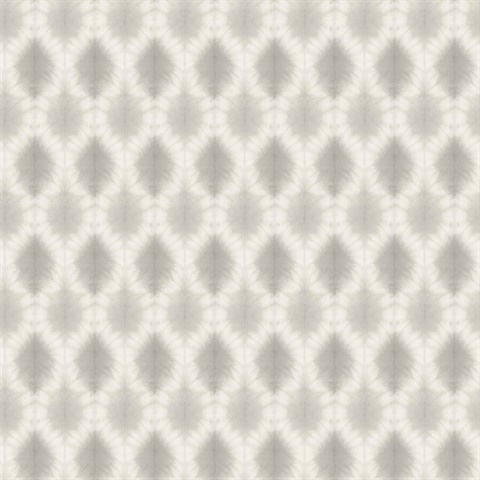 Mombi Grey Diamond Shibori Wallpaper