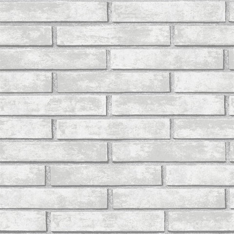Monarch Brick Brick Calcutta Grey Peel and Stick Wallpaper