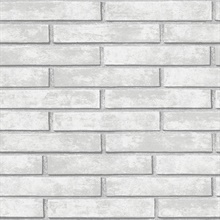 Monarch Brick Brick Calcutta Grey Peel and Stick Wallpaper