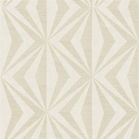 Monge Gold Geometric Wallpaper