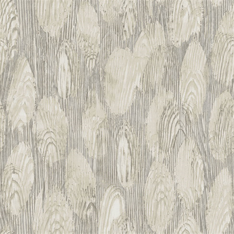 Monolith Grey Abstract Wood Wallpaper