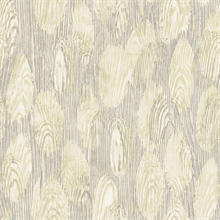 Monolith Light Yellow Abstract Wood Wallpaper