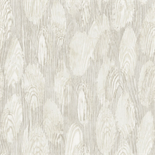 Monolith Silver Abstract Wood Wallpaper