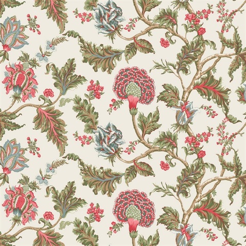 Monroe Rhubarb Wallpaper
