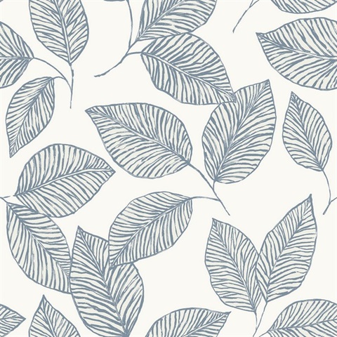 Monroe Summer Sky Leaf Wallpaper