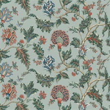 Monroe Teal Wallpaper