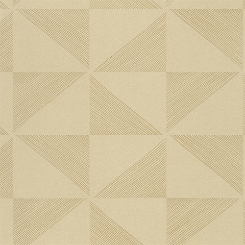 Mont Gold Geometric Wallpaper