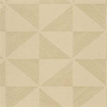 Mont Gold Geometric Wallpaper