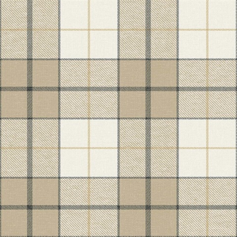 Montana Havana Plaid Wallpaper