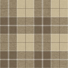 Montana Straw Plaid Wallpaper