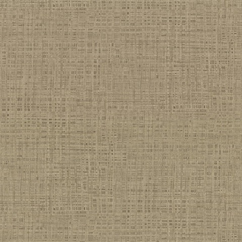 Montgomery Brass Faux Grasscloth Vinyl Wallpaper