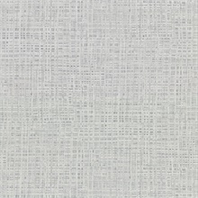 Montgomery Grey Faux Grasscloth Vinyl Wallpaper