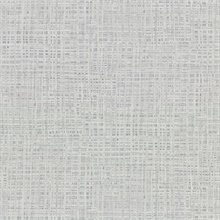 Montgomery Grey Faux Grasscloth Vinyl Wallpaper