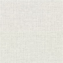 Montgomery Grey Faux Grasscloth Vinyl Wallpaper