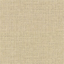 Montgomery Khaki Faux Grasscloth Vinyl Wallpaper