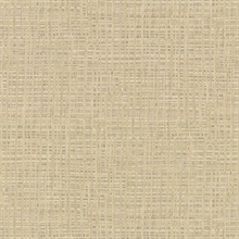 Montgomery Khaki Faux Grasscloth Vinyl Wallpaper